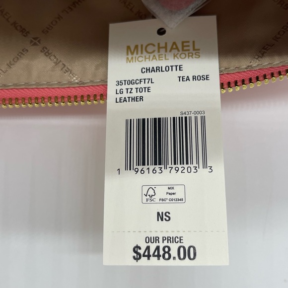 Michael Kors Large Charlotte Tote Bag - Picture 11 of 11